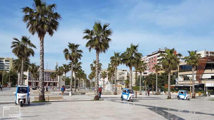 Illyria Square in Durrës