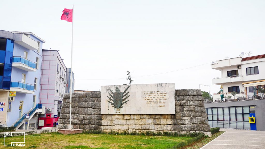 The Obelisk of the Covenant in Lezhë