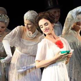 Ermonela Jaho në "La Traviata". Burimi: staatsopera.de